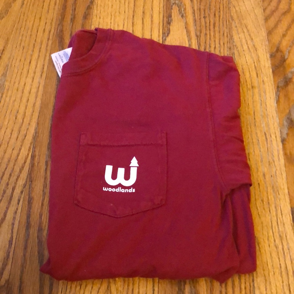 Red woodlands t-shirt